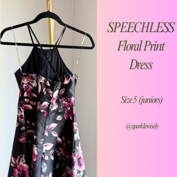 SPEECHLESS Floral Dress - Picture 4 of 11